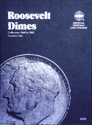 Whitman Coin Folder - Roosevelt Dime #1, 1946-1964 - Coin Folders - Hobby Master - hobbymasterstore