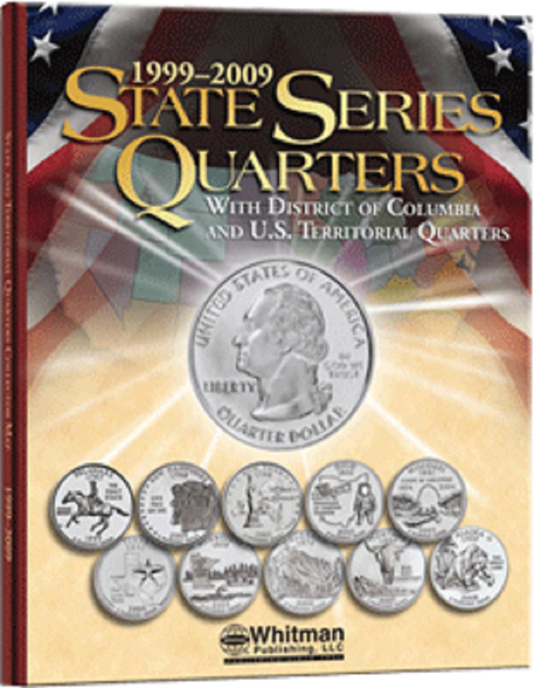 Whitman State Series Quarters Folder 1999-2009 - State Quarters - hobbymasterstore - hobbymasterstore