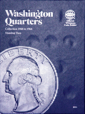 Whitman Coin Folder - Washington Quarter #2, 1948-1964 - Coin Folders - Hobby Master - hobbymasterstore