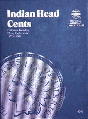 Whitman Coin Folder - Indian Head Cent, 1857-1909 - Coin Folders - Hobby Master - hobbymasterstore