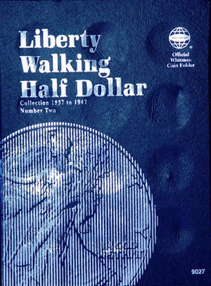 Whitman Coin Folder - Liberty Walking Half Dollars #2 1937-1947 - Coin Folders - Hobby Master - hobbymasterstore