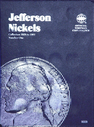 Whitman Coin Folder - Jefferson Nickel #1, 1938-1961 - Coin Folders - Hobby Master - hobbymasterstore
