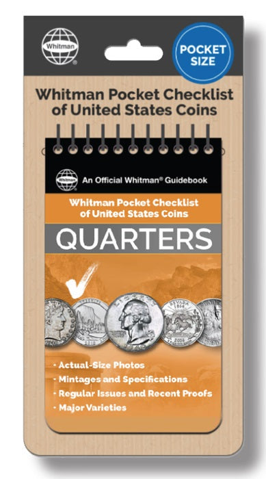 Whitman Pocket Checklist of United States Coins - Quarters - Price Guides & Accessories - hobbymasterstore - hobbymasterstore
