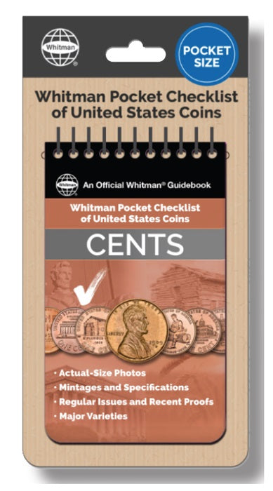 Whitman Pocket Checklist of United States Coins - Cents - Price Guides & Accessories - hobbymasterstore - hobbymasterstore