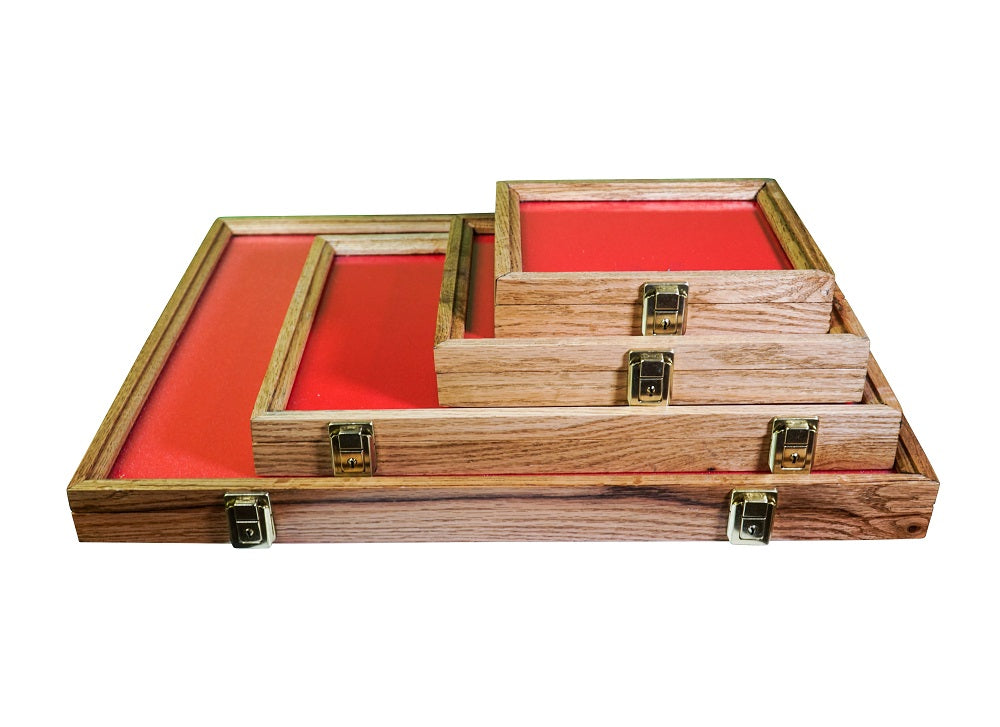 Solid Wood Display Case for Collectors 24" x 18" x 2" - Wood Display Cases - hobbymasterstore - hobbymasterstore