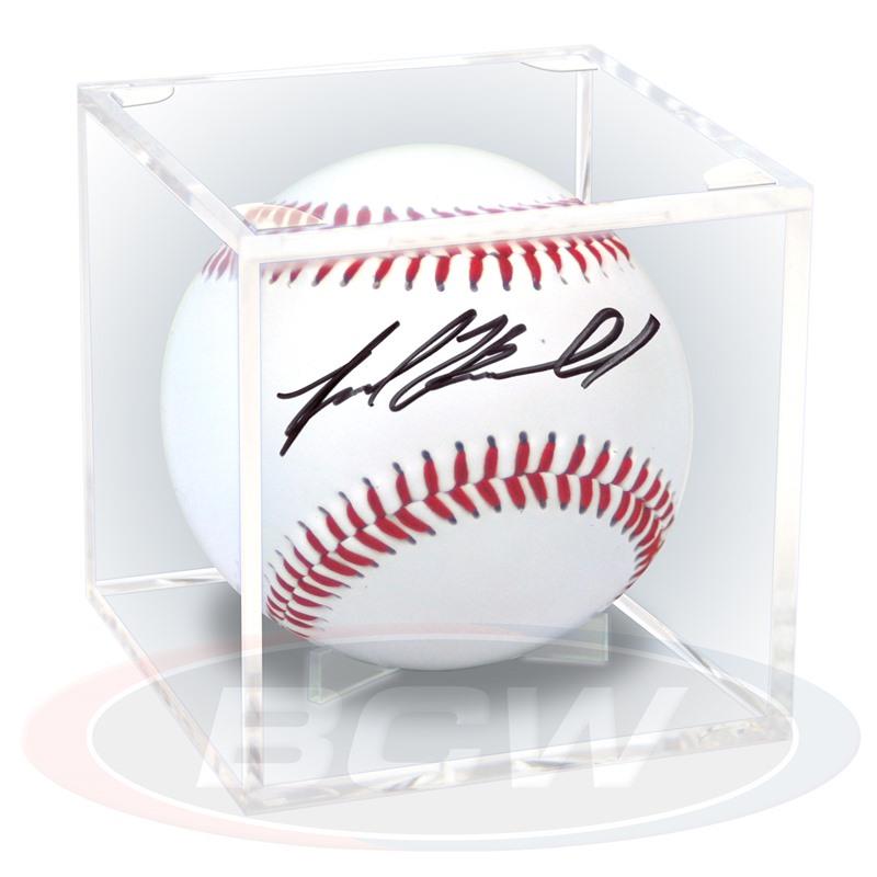 Ballqube baseball holder with built-in stand - Sports display cases - hobbymasterstore - hobbymasterstore
