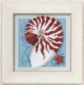 Mill Hill Nautilus Shell Cross Stitch Kit 2010 Buttons & Beads MH140105