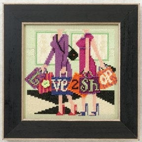 Mill Hill Love 2 Shop Cross Stitch Kit 2012 Buttons & Beads MH142102