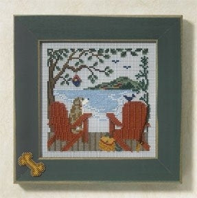Mill Hill Lakeside Retreat Cross Stitch Kit 2007 Buttons & Beads Spring MH142116