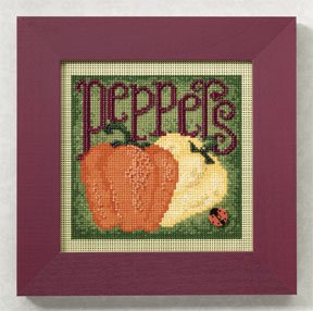 Mill Hill Peppers Cross Stitch Kit 2009 Buttons & Beads MH149105
