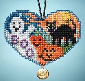 Mill Hill Love Halloween Charmed Ornament Cross Stitch Kit MH163105