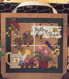 Mill Hill Potting Shed Cross Stitch Kit 1995 Buttons & Beads MHCB64