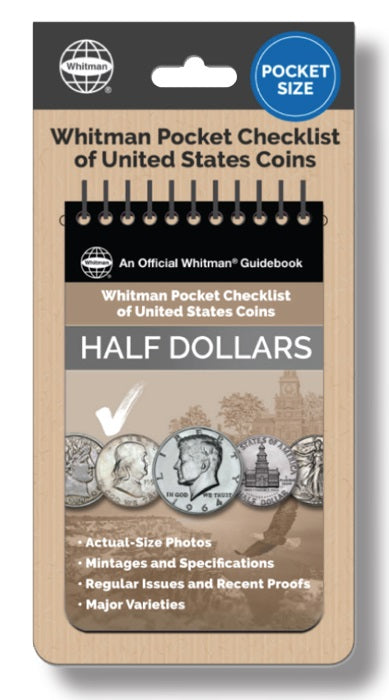 Whitman Pocket Checklist of United States Coins - Half Dollars